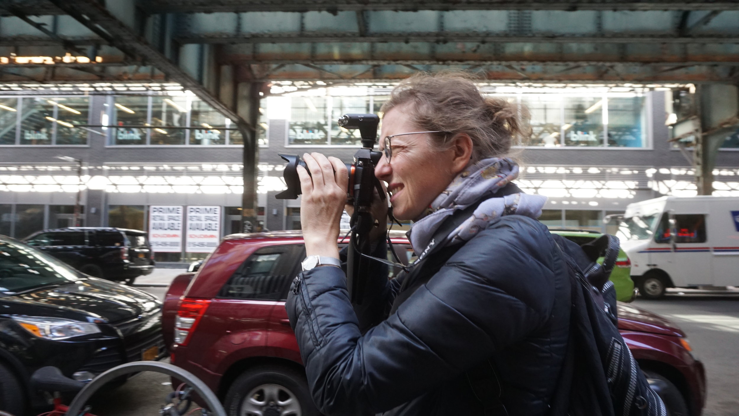Jennifer Alleyn en tournage © Cherryl Dunn.JPG